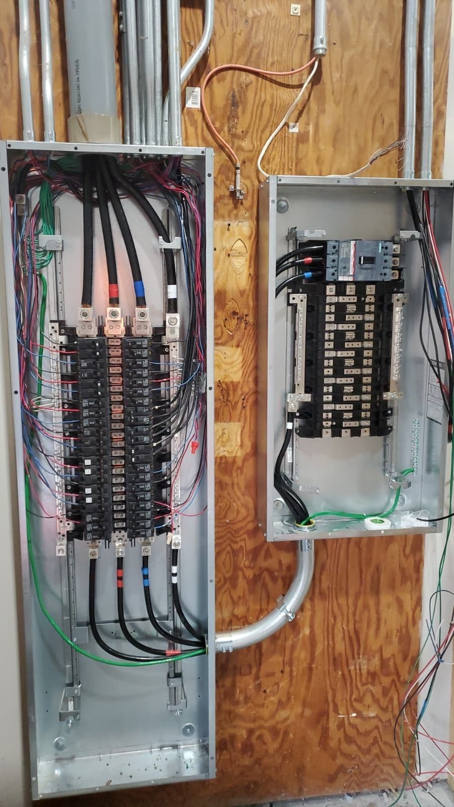 400 Amp Panel with 200 Amp Sub Panel Install at GA Arts Center Cumming image